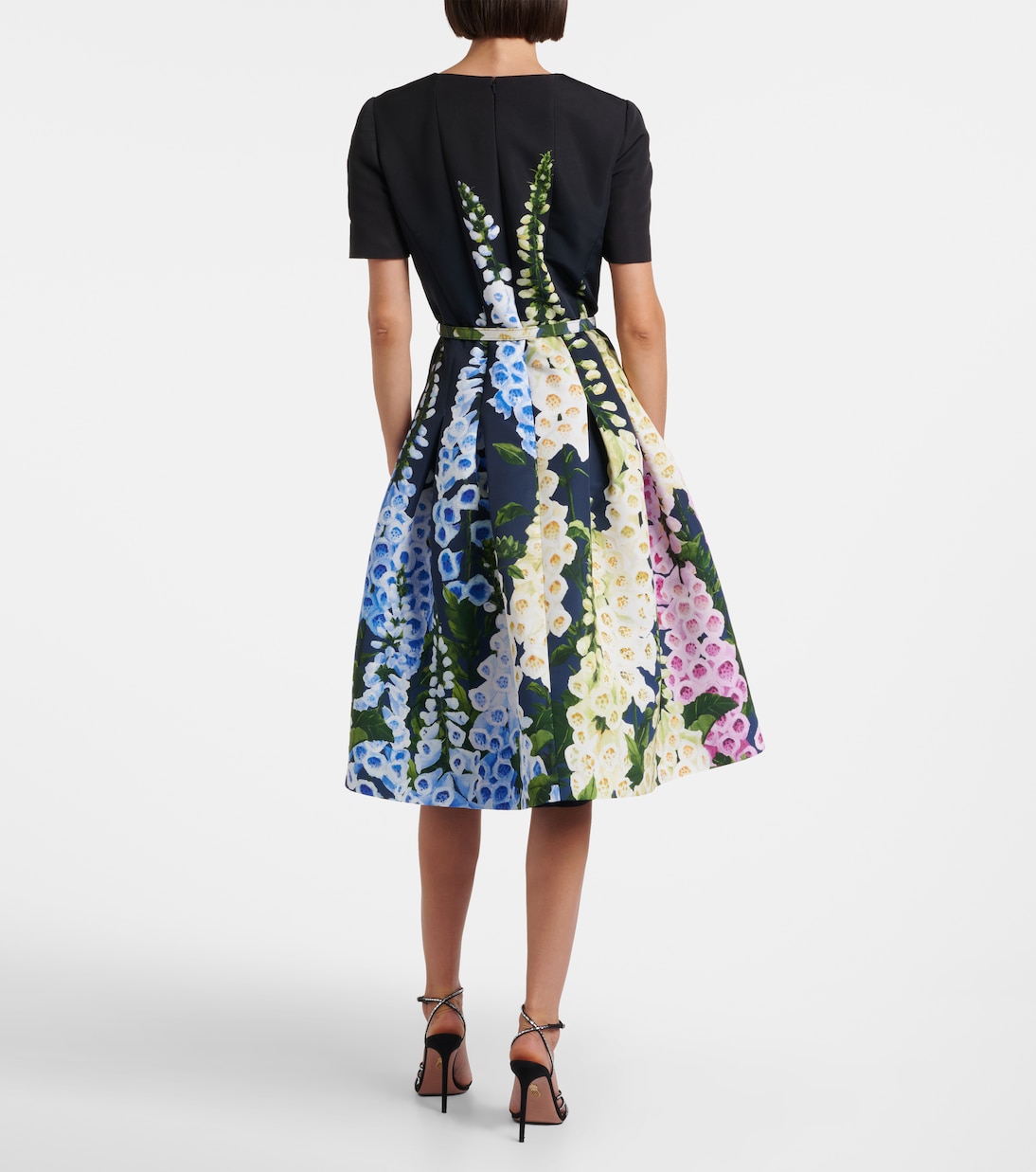 花卉中长连衣裙 | Oscar de la Renta