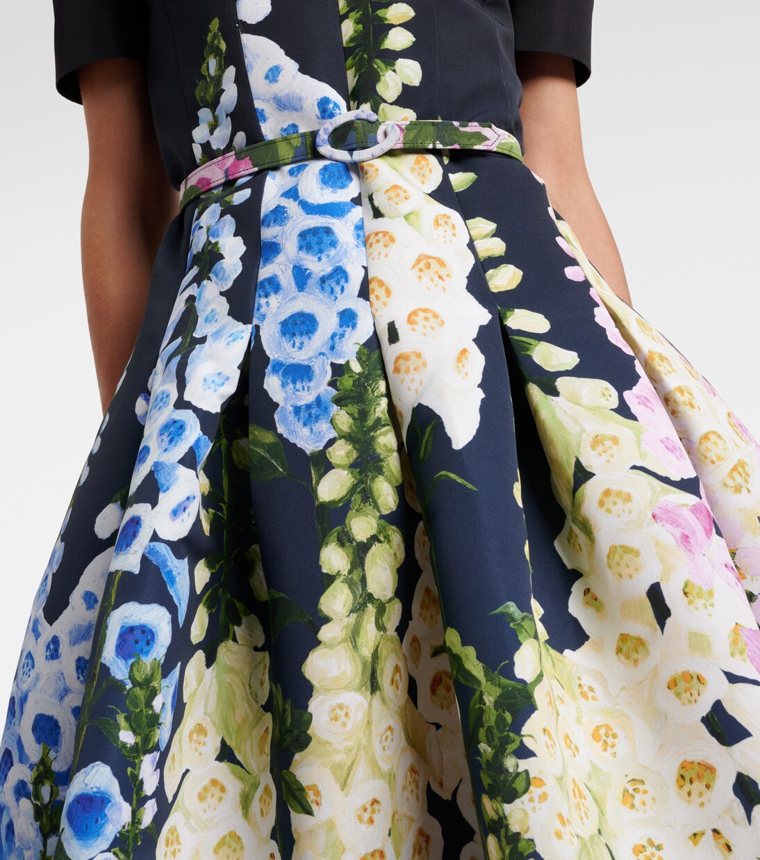 花卉中长连衣裙 | Oscar de la Renta
