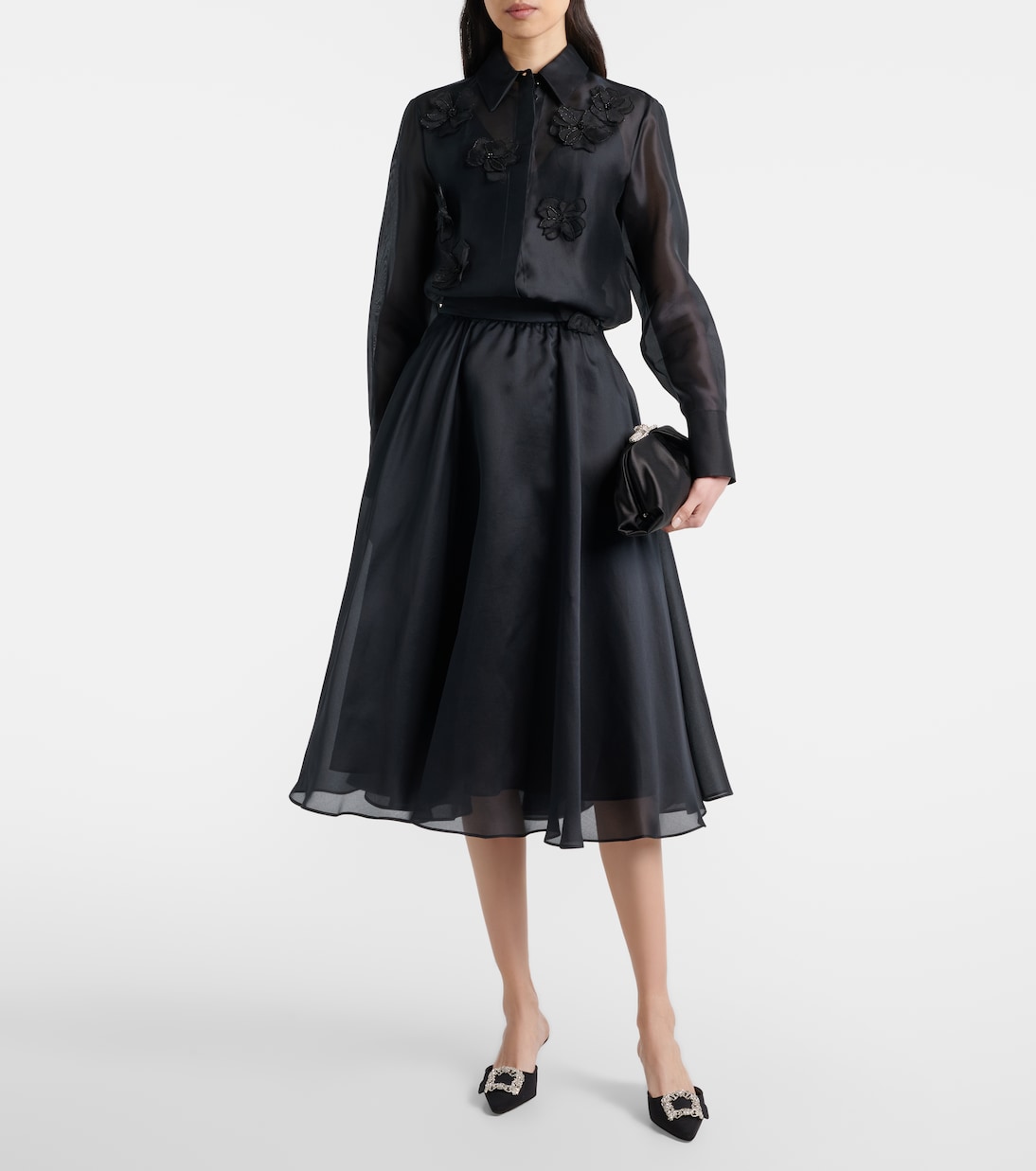 Midirock Calle aus Seide | Max Mara