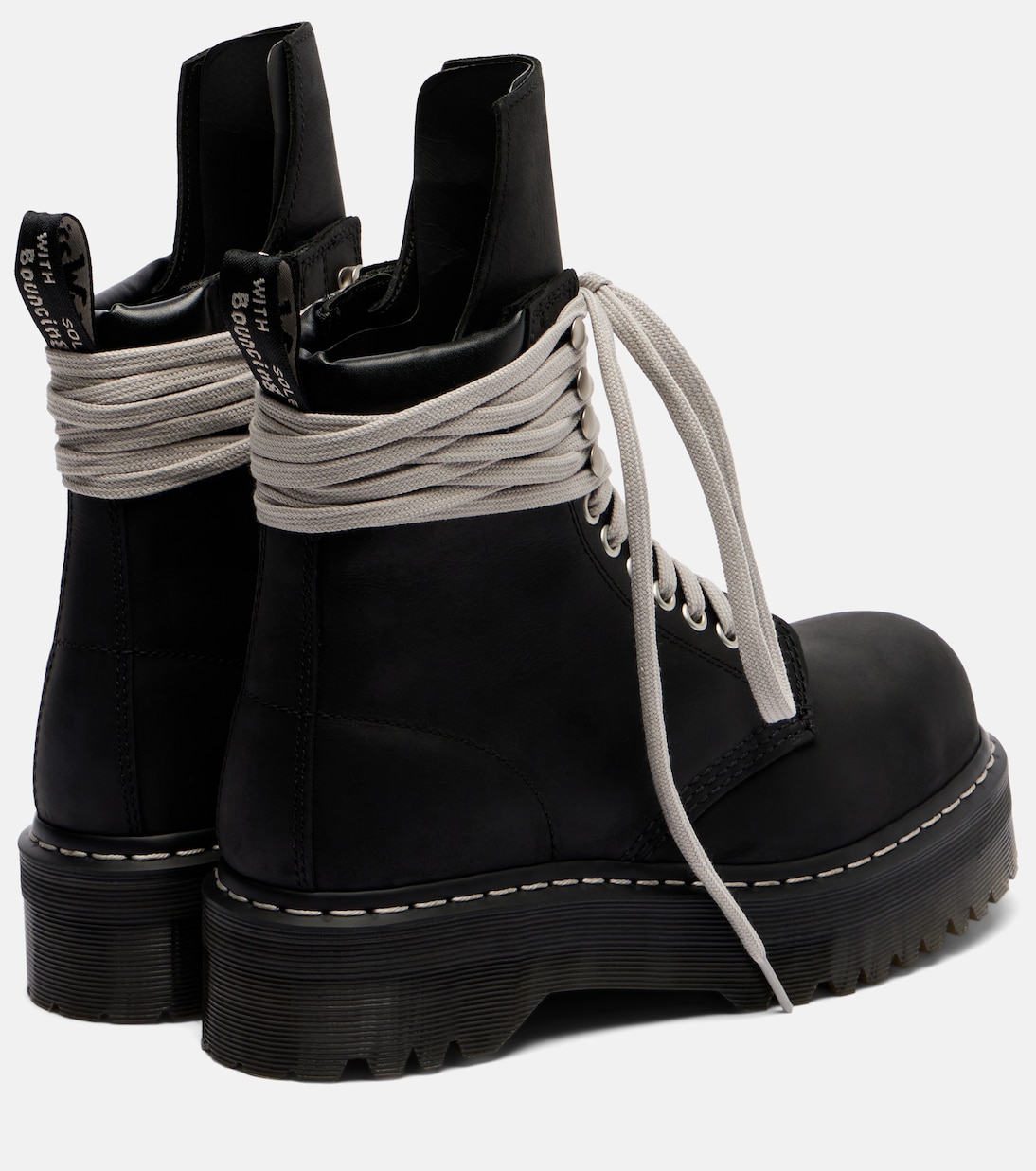 X Dr. Martens Schnürstiefel Quad aus Leder | Rick Owens