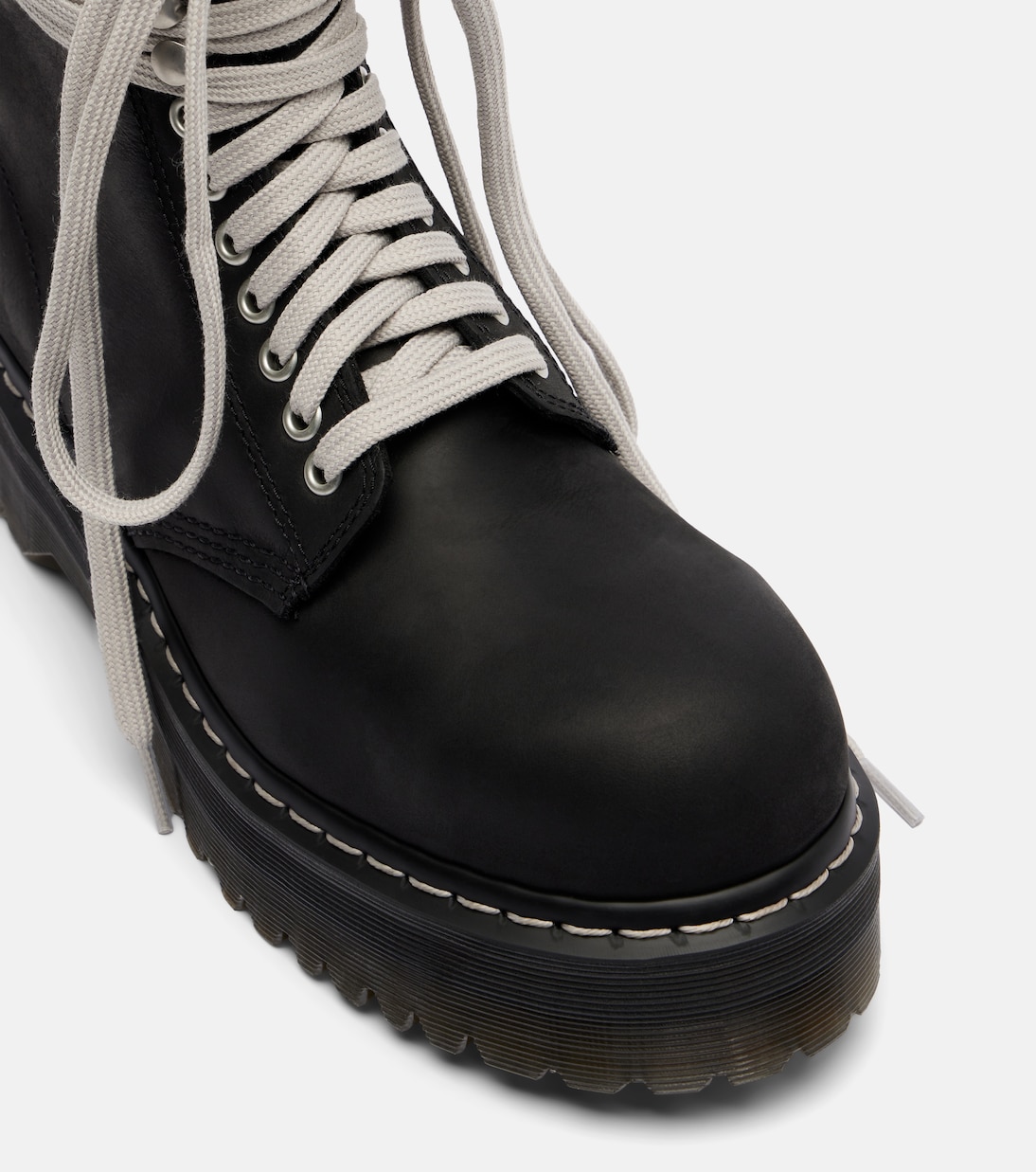 X Dr. Martens Schnürstiefel Quad aus Leder | Rick Owens
