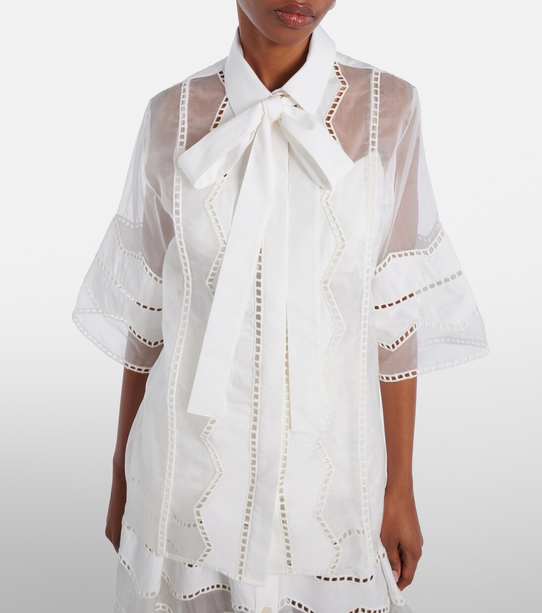 Bluse aus Baumwolle und Seide | Elie Saab