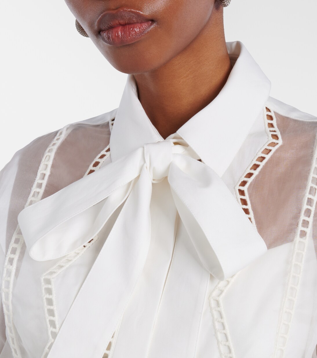 Bluse aus Baumwolle und Seide | Elie Saab