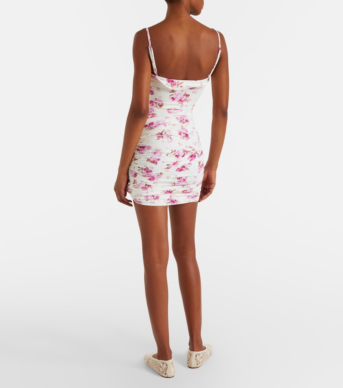 Verzierter Minirock mit Blumen-Applikation | Magda Butrym