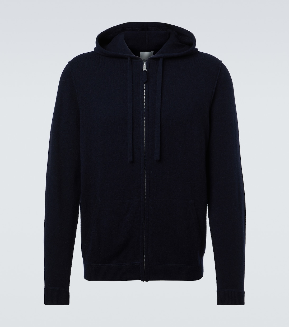 Zip-up wool and cashmere hoodie | Allude
