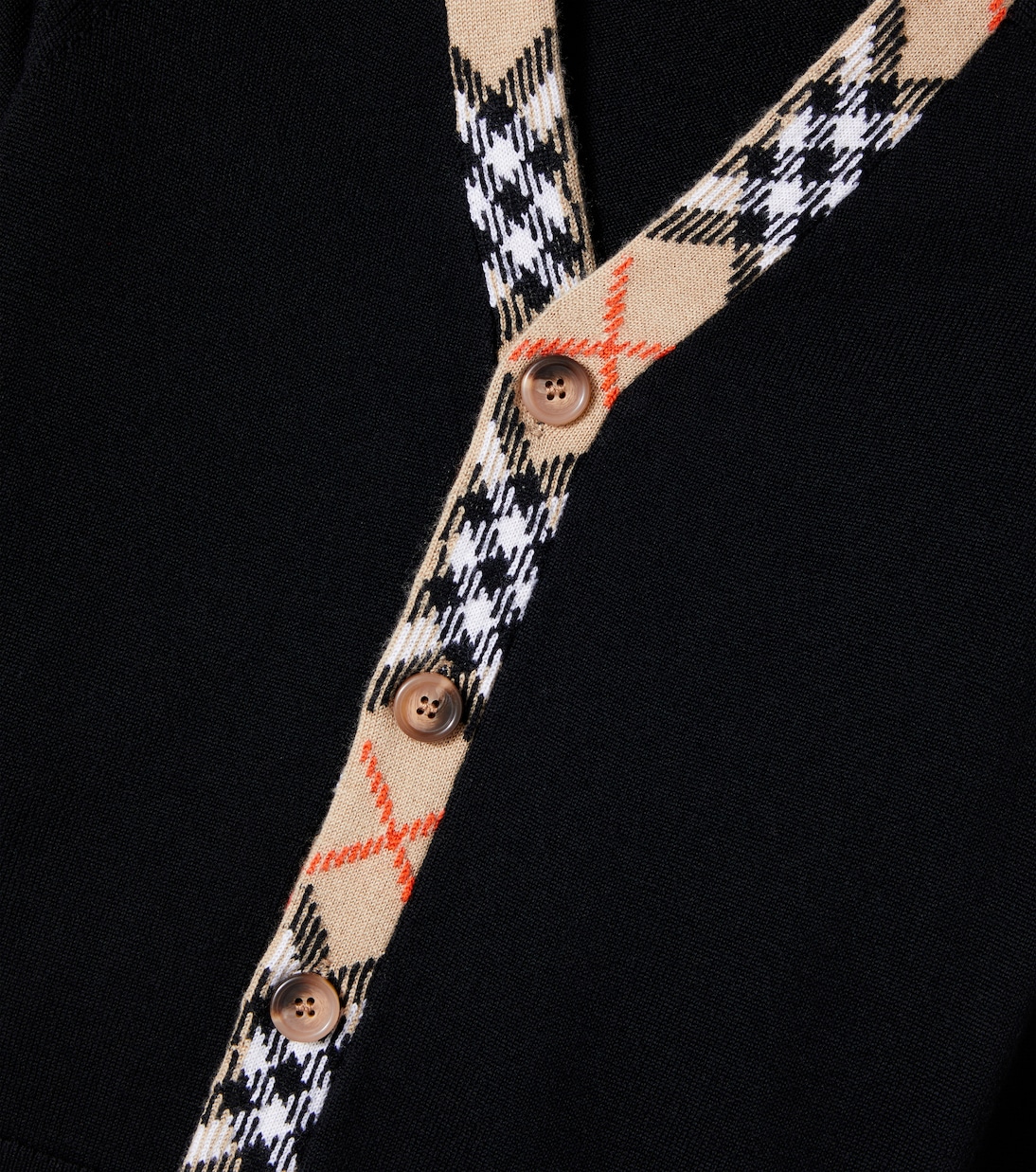 Cardigan Burberry Check aus Wolle | Burberry Kids