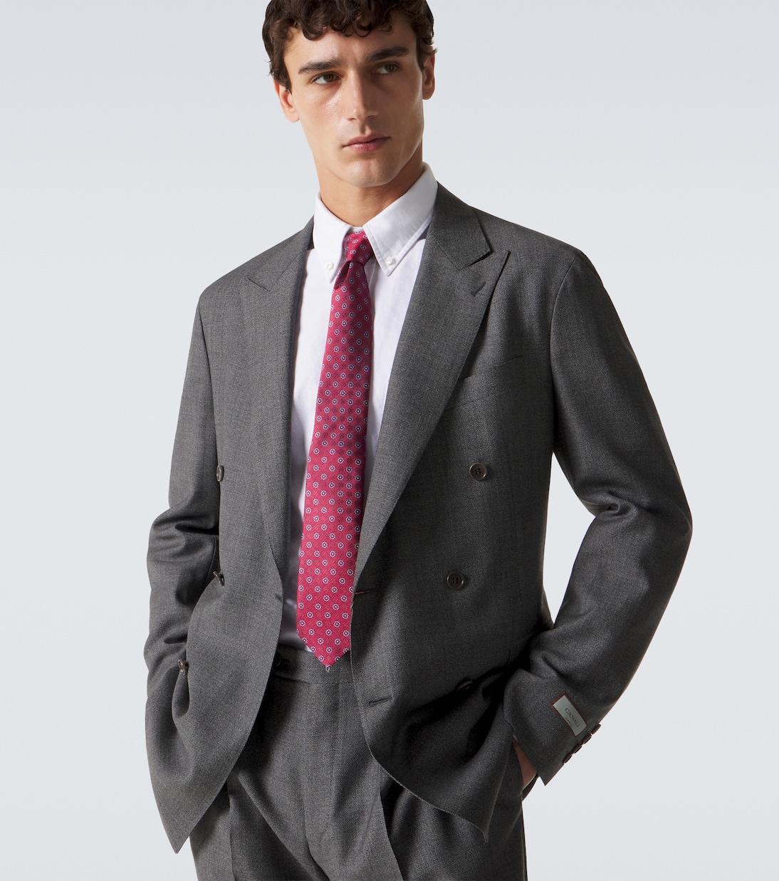 Krawatte aus Seiden-Jacquard | Canali