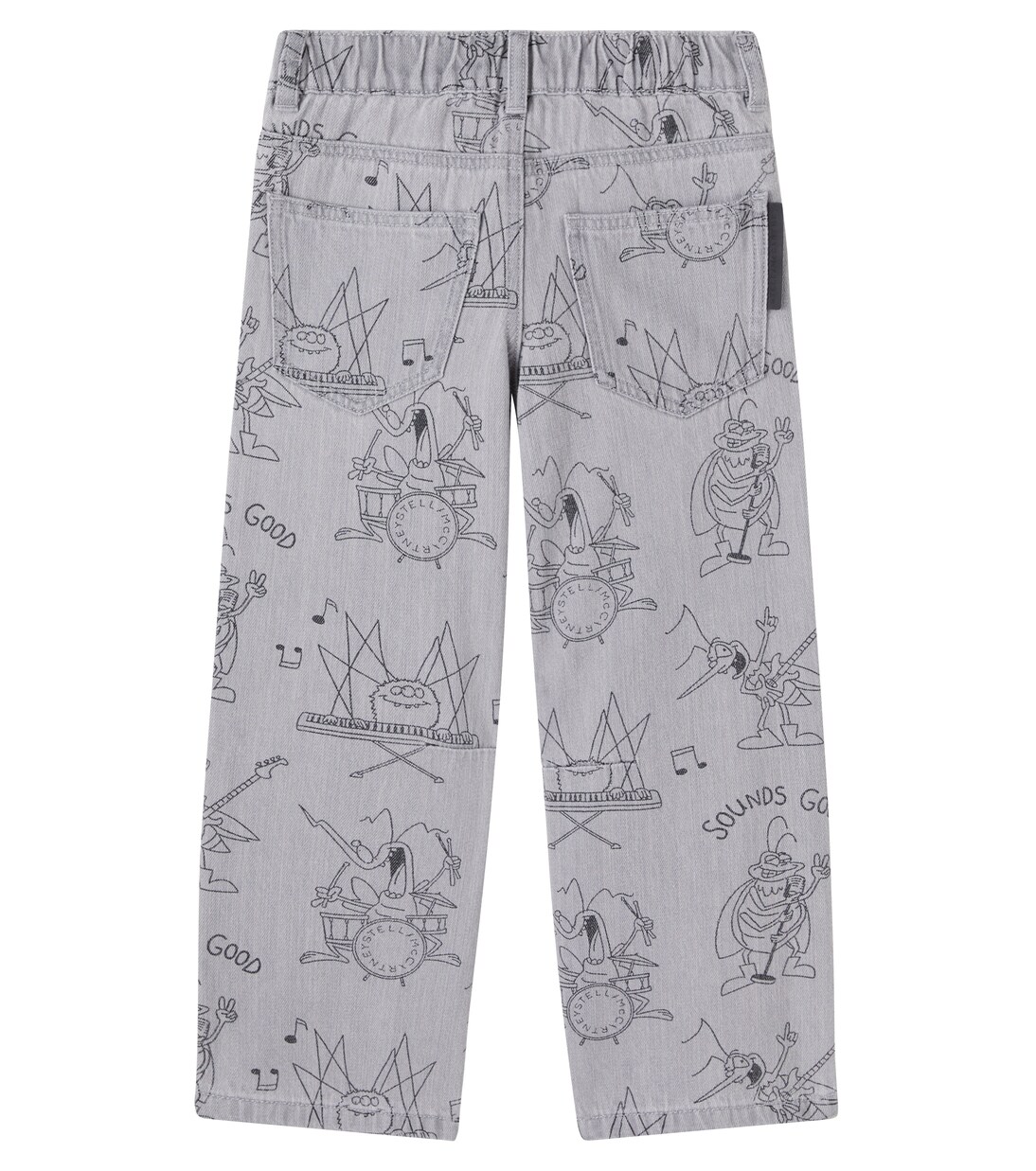 프린트 와이드 진 | Stella McCartney Kids