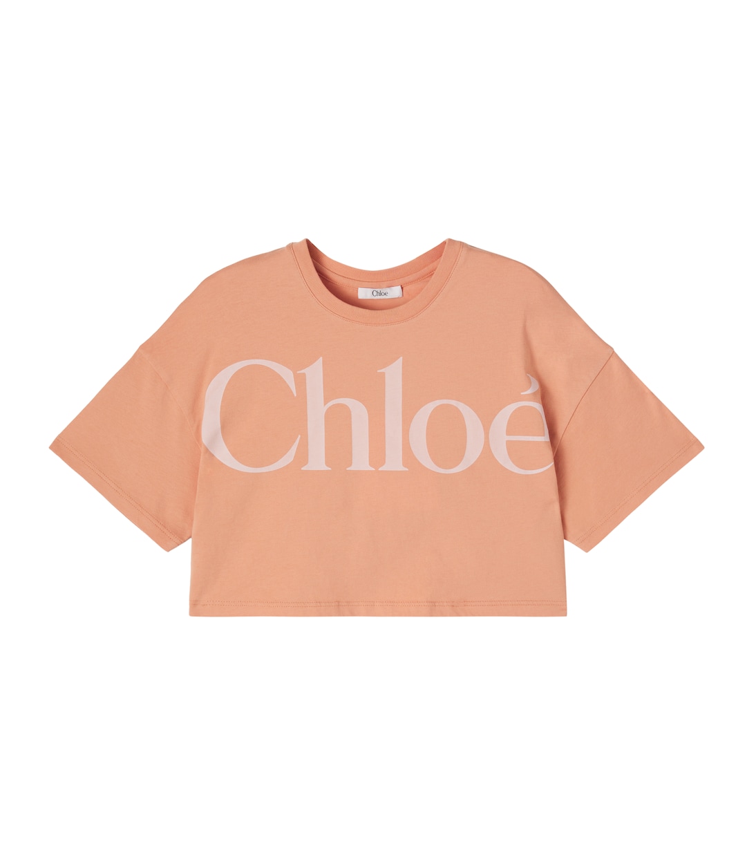 Cropped-Top aus Baumwoll-Jersey | Chloé Kids
