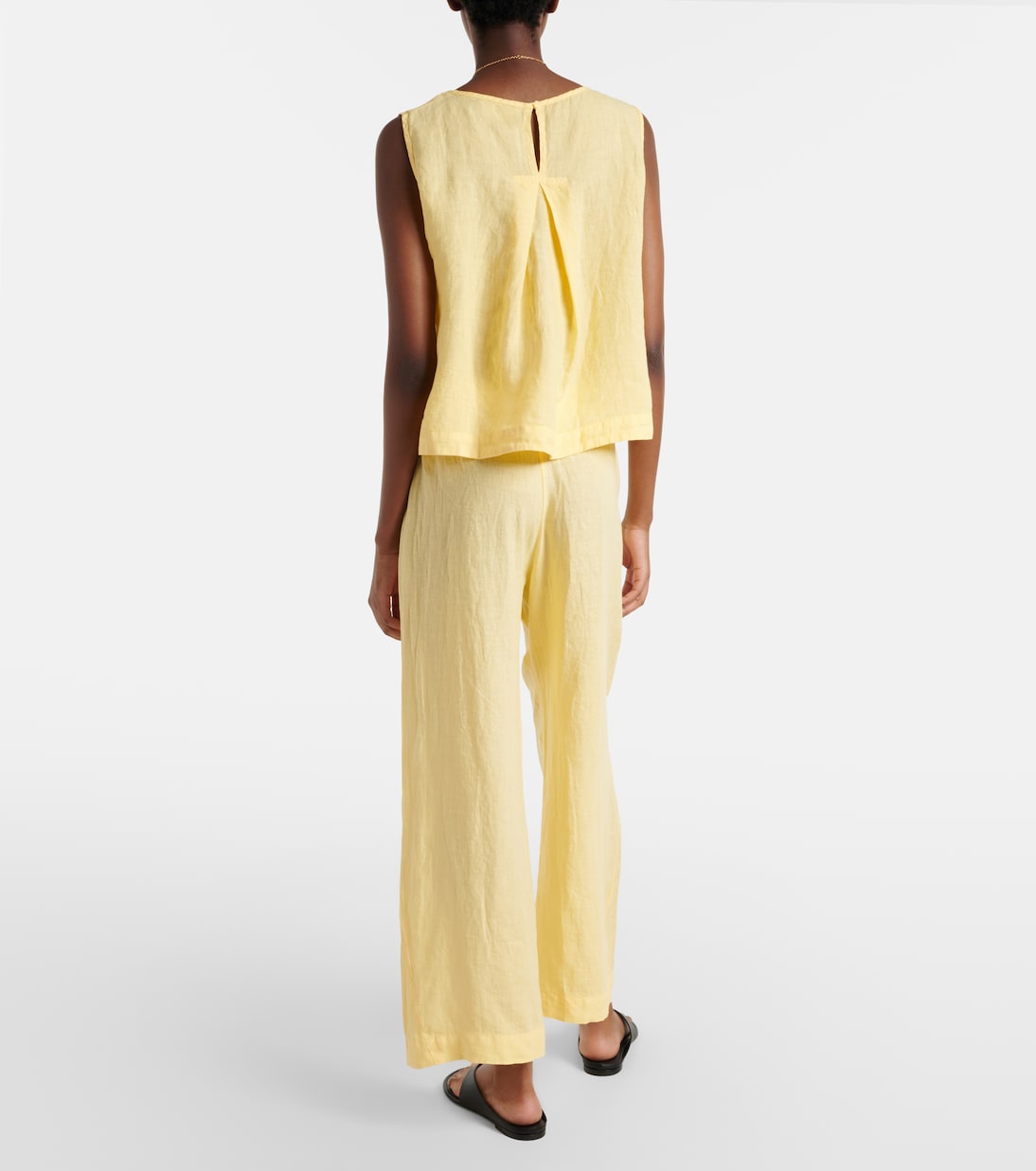 Pantalon ample Lola en lin | Velvet