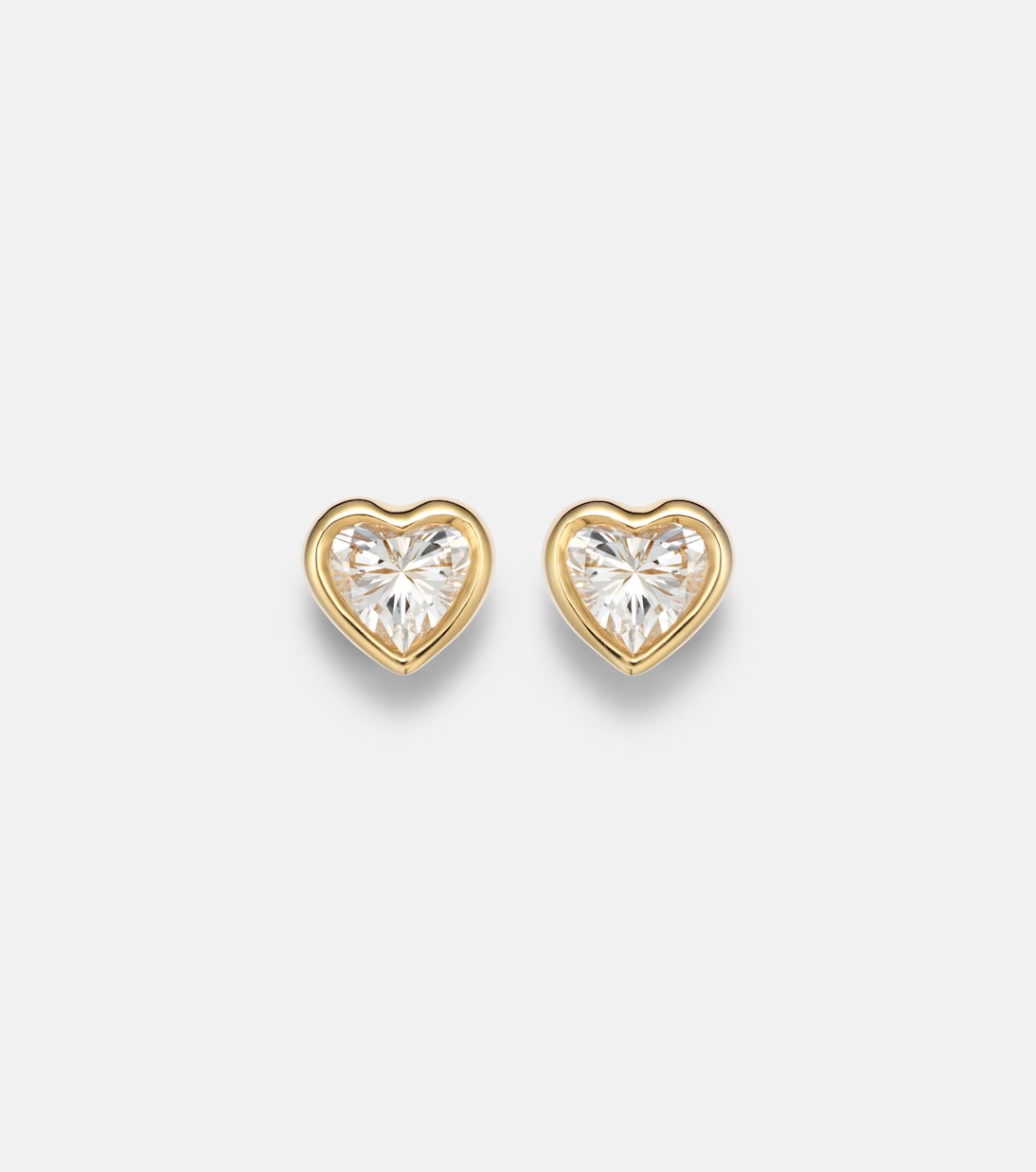 18kt gold (750/1000) earrings with diamonds | Anita Ko