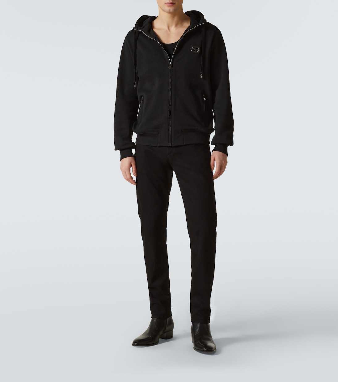 Sudadera con cremallera con capucha | Dolce&Gabbana