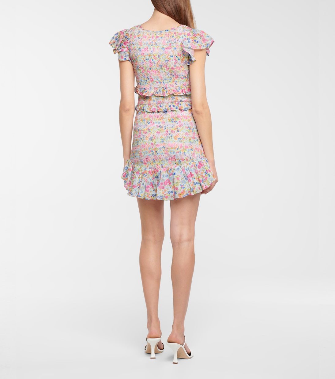 Sonora floral cotton minidress | LoveShackFancy