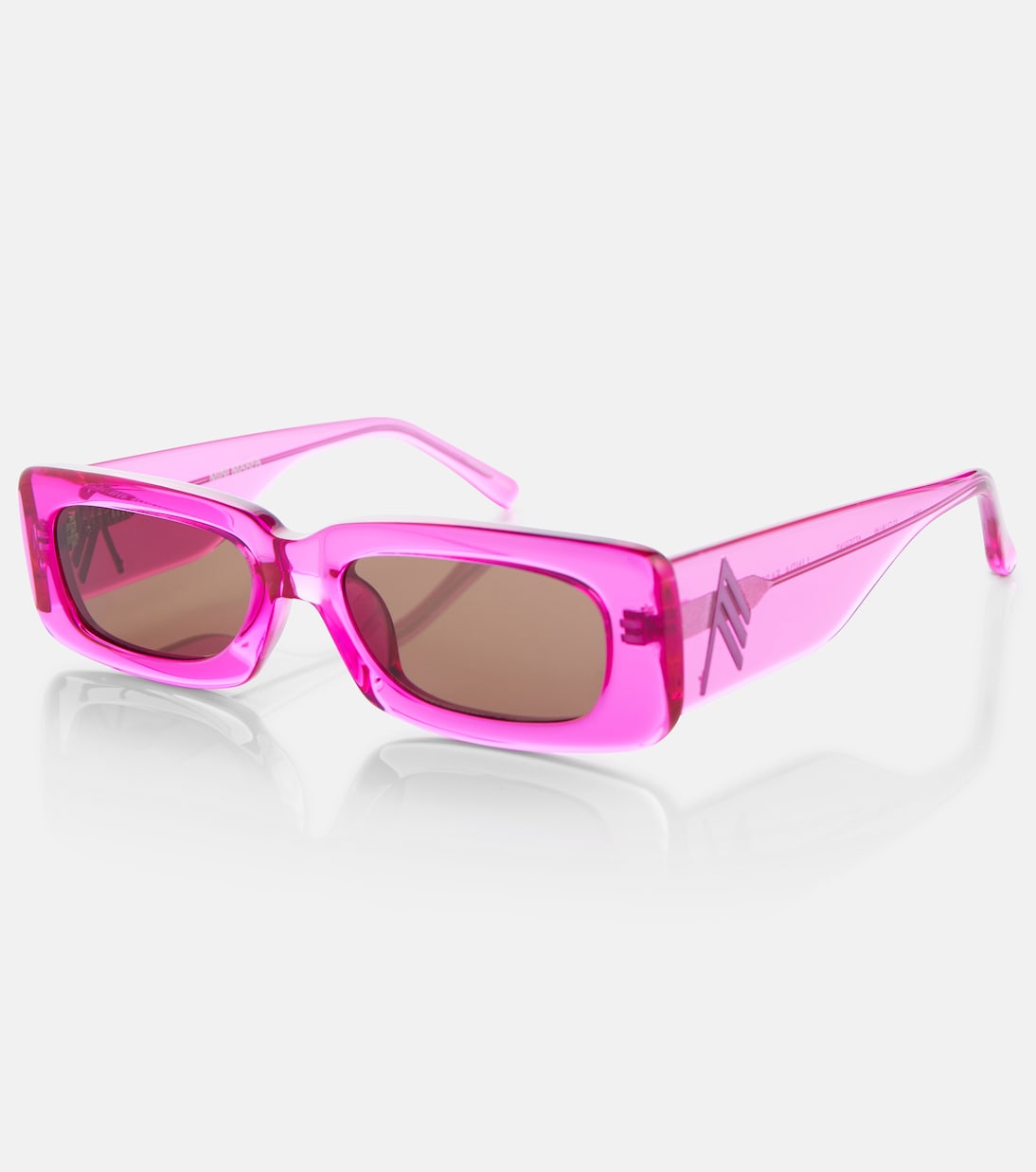 x Linda Farrow Mini Marfa rectangular sunglasses | The Attico