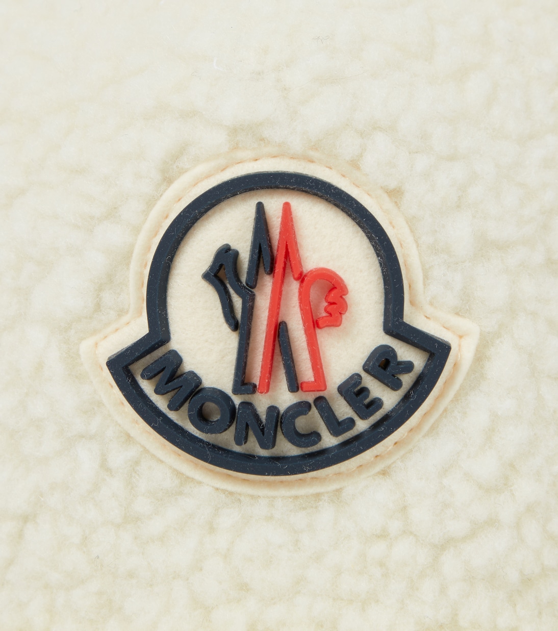 Faux shearling baseball cap | Moncler Enfant