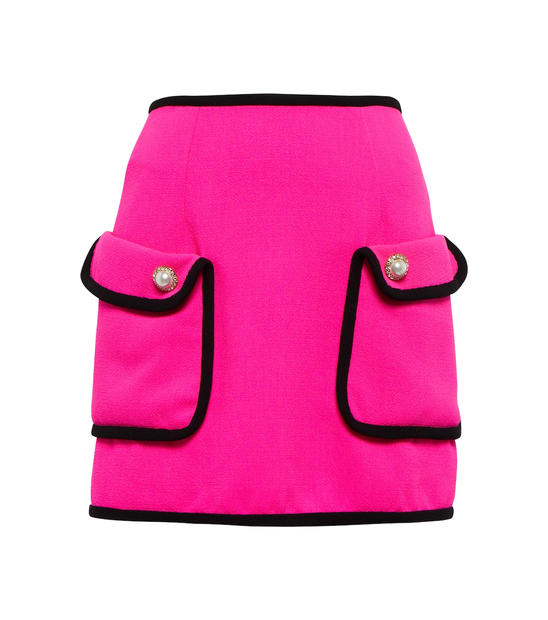 Embellished high-rise wool miniskirt | Rodarte