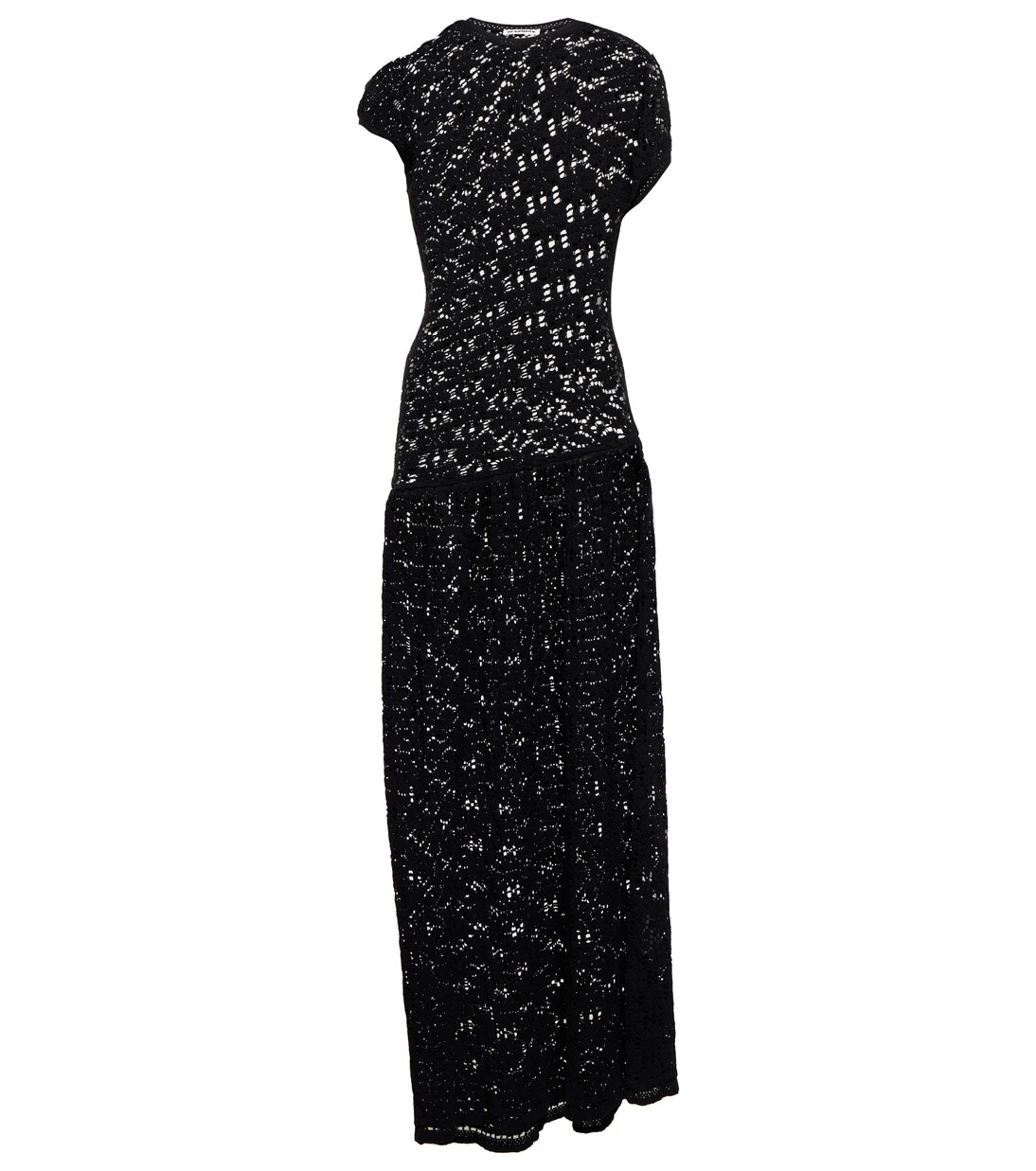 Cotton embroidered midi dress | Jil Sander