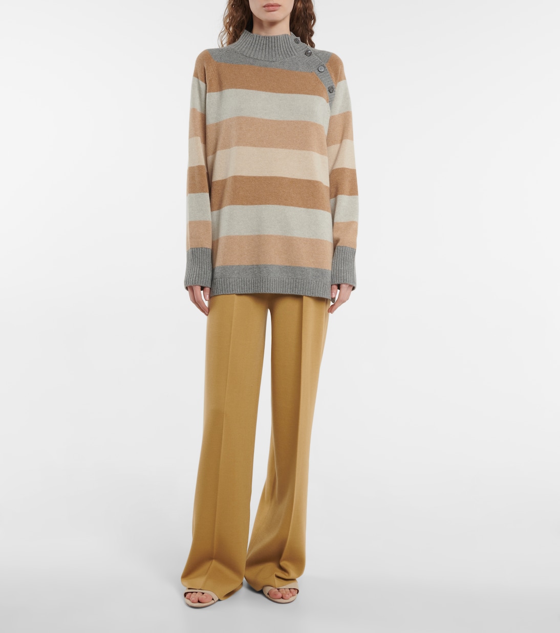 Jersey Wharton de cachemir a rayas | Loro Piana