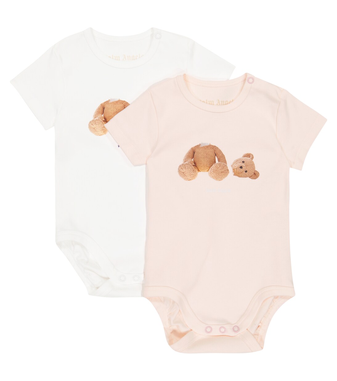 Baby - Set di 2 body in cotone con stampa | Palm Angels Kids