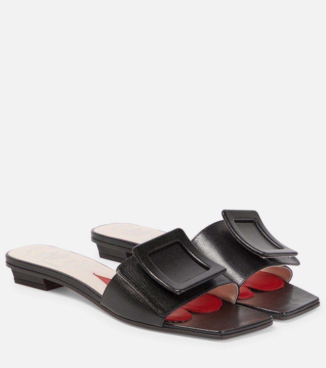 Pantoletten aus Leder | Roger Vivier