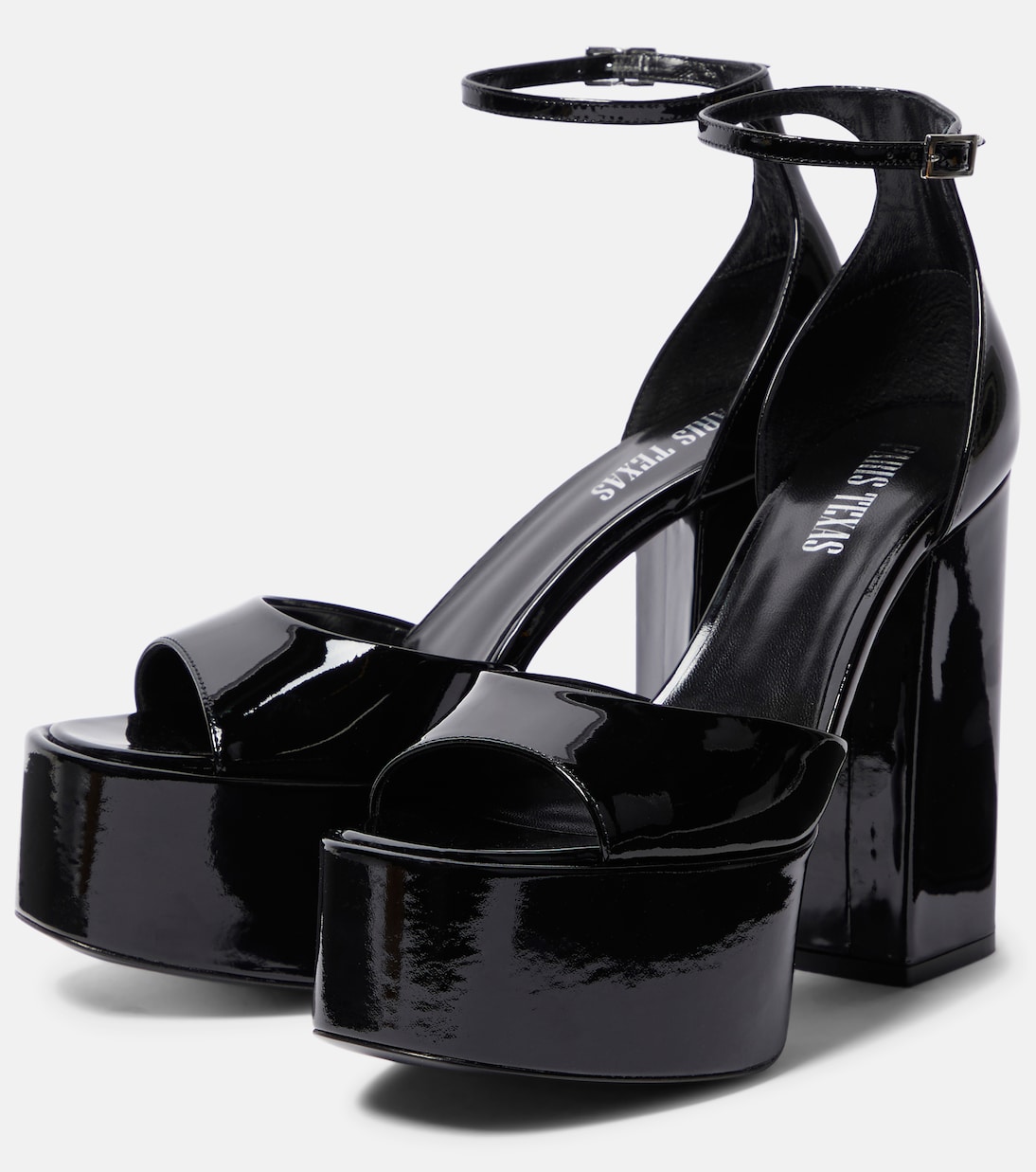 Tatiana patent leather platform sandals | Paris Texas