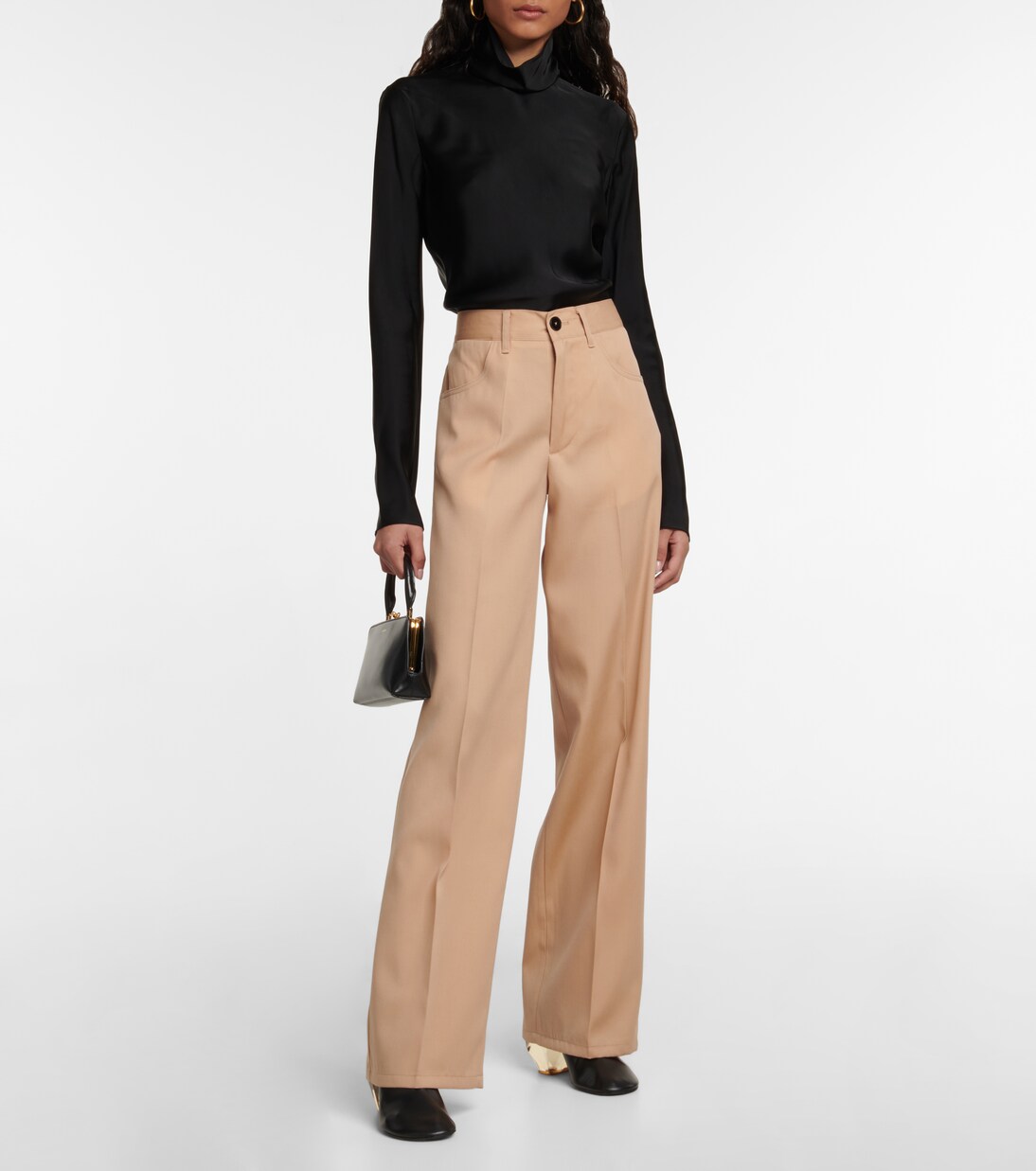 Weite Hose aus Schurwolle | Jil Sander