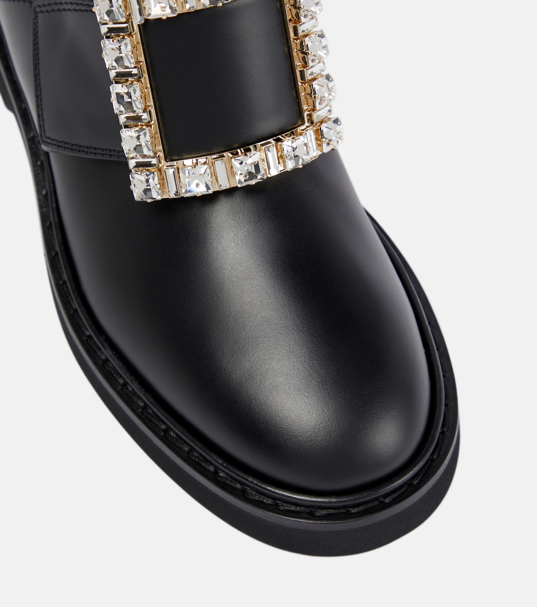 Viv' Rangers Strass leather boots | Roger Vivier