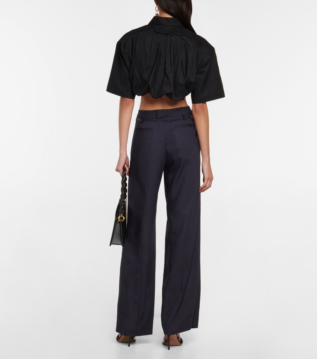 La chemise Silpa cotton and linen top | Jacquemus