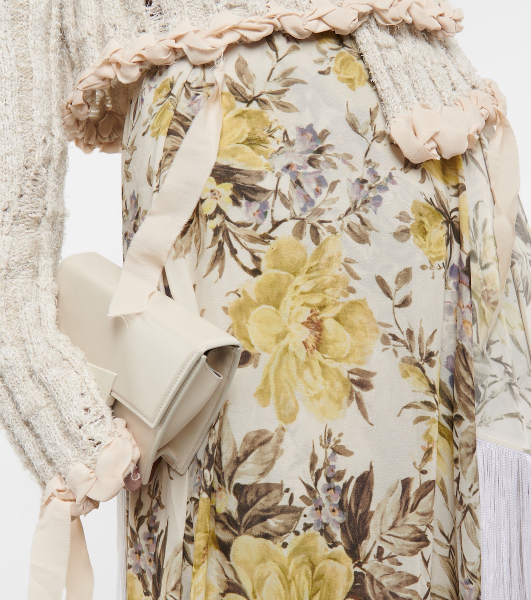 Gonna lunga asimmetrica con stampa | Acne Studios
