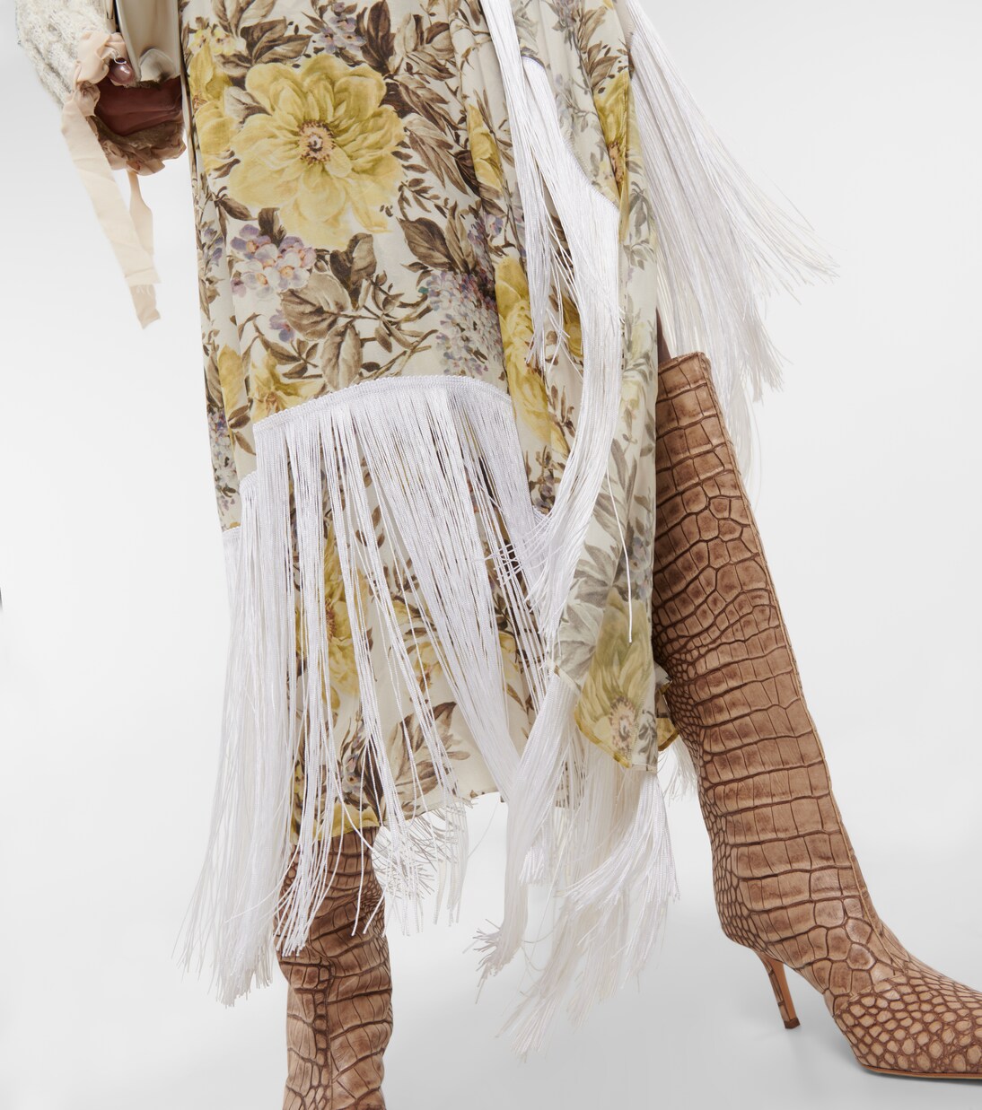 Gonna lunga asimmetrica con stampa | Acne Studios