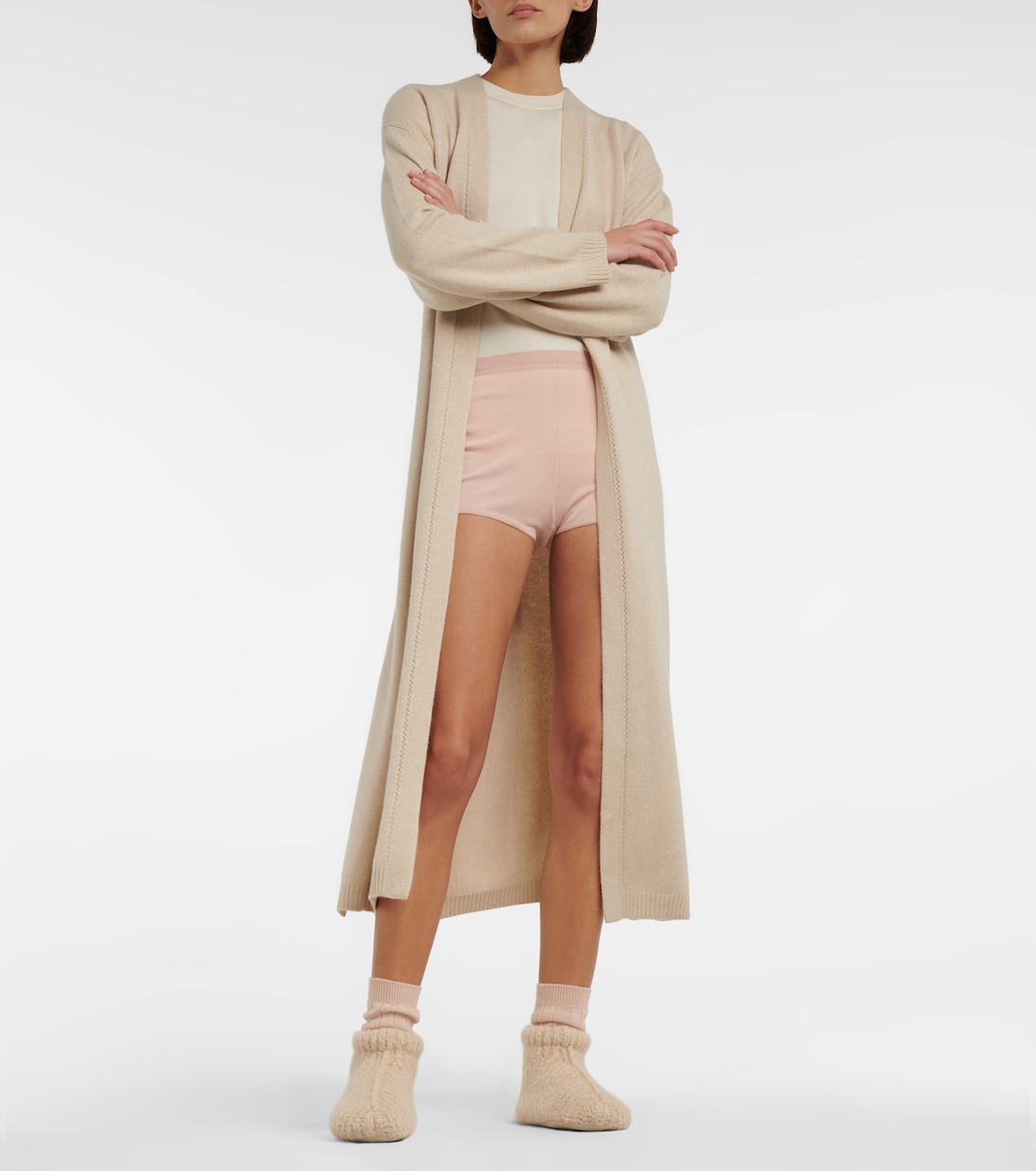 Shorts en jersey cachemir y seda | Loro Piana