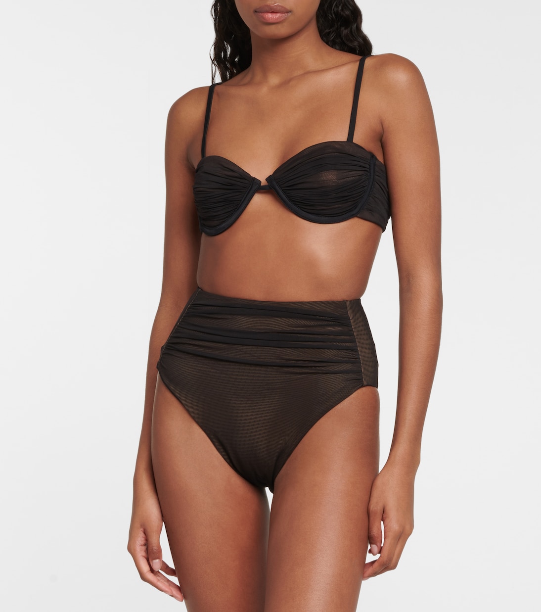 Ruched bikini top | Self-Portrait