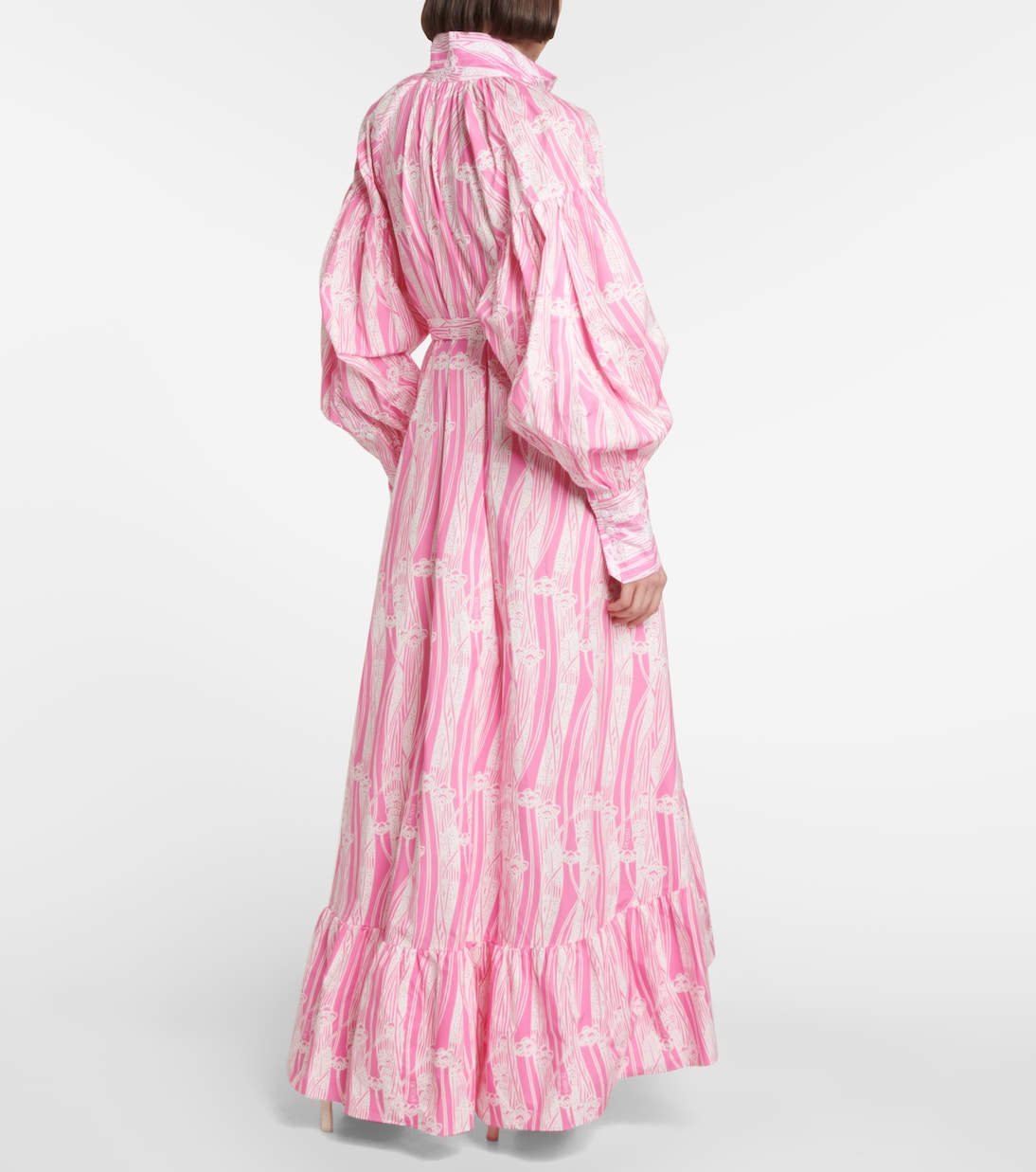 Printed cotton maxi dress | Patou