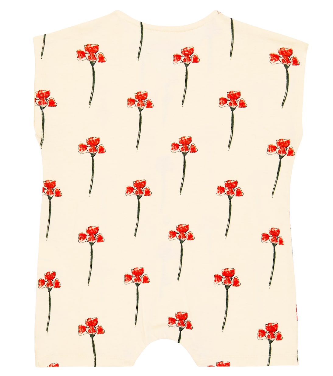 Baby - Jumpsuit corta Ape in cotone con stampa | The Animals Observatory