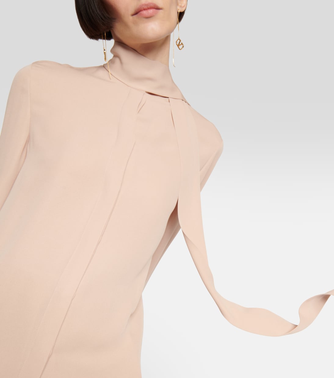 Blusa con lavallière in seta | Valentino