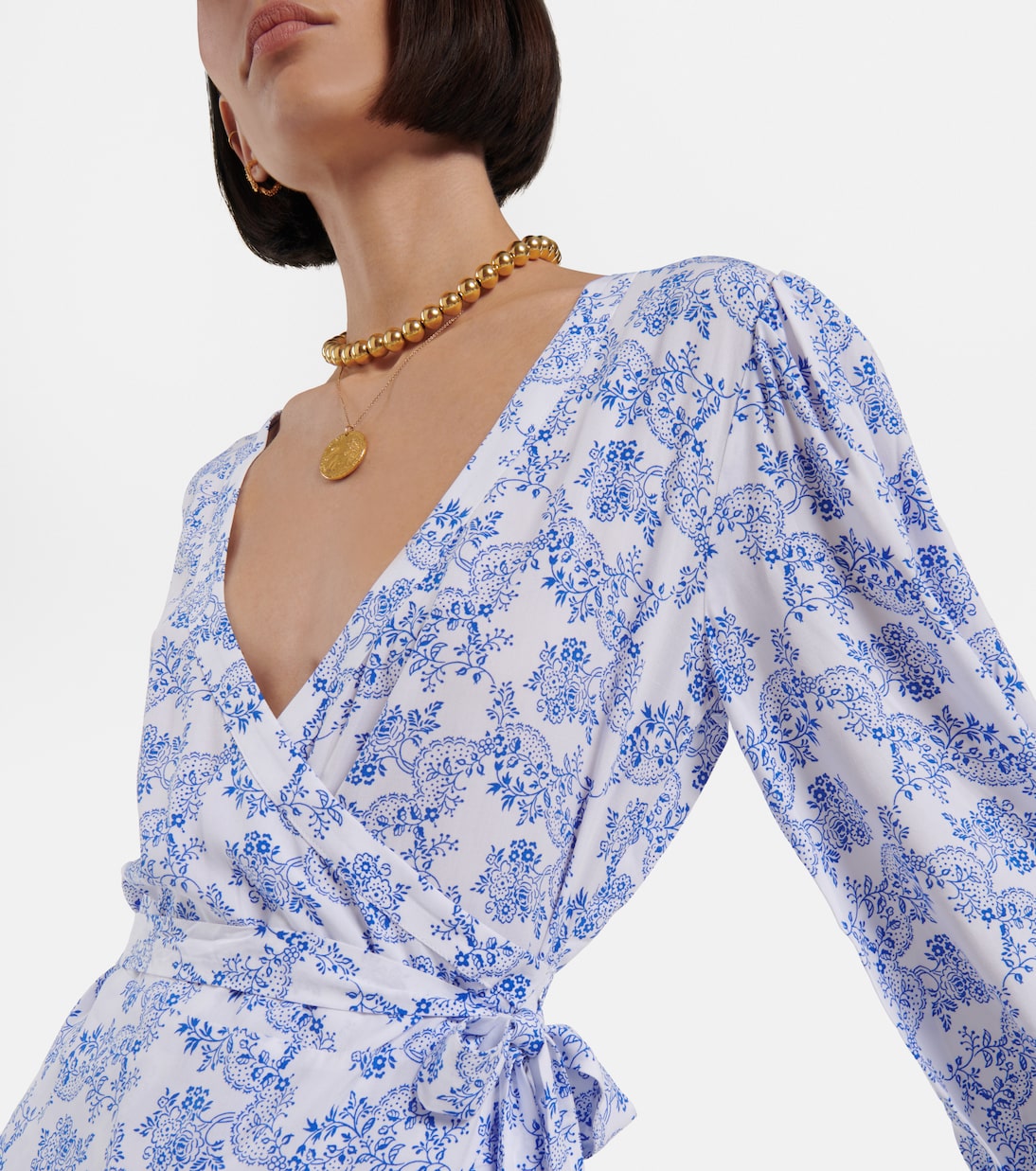 Legacy floral wrap minidress | Melissa Odabash