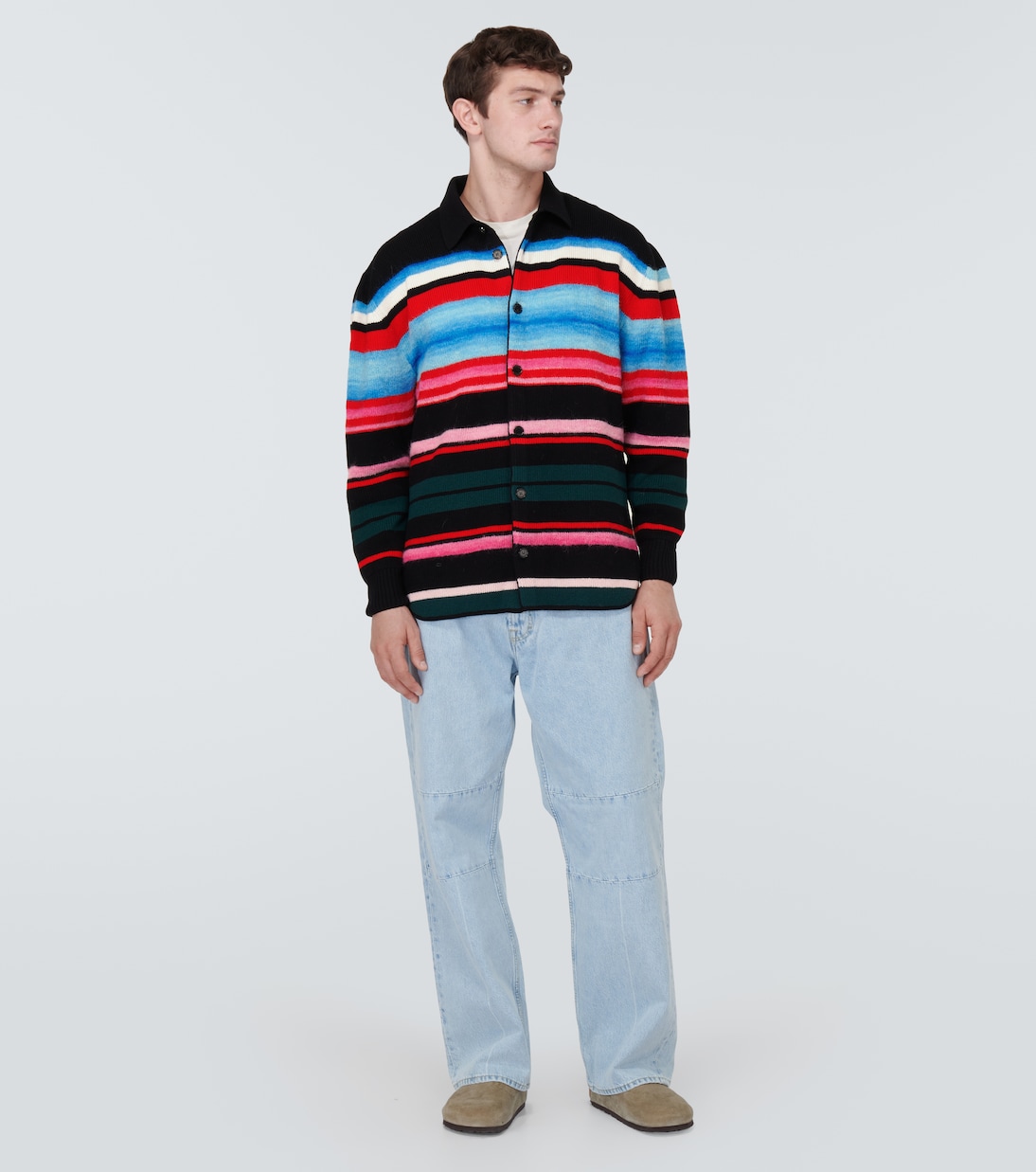 Striped wool-blend cardigan | Missoni
