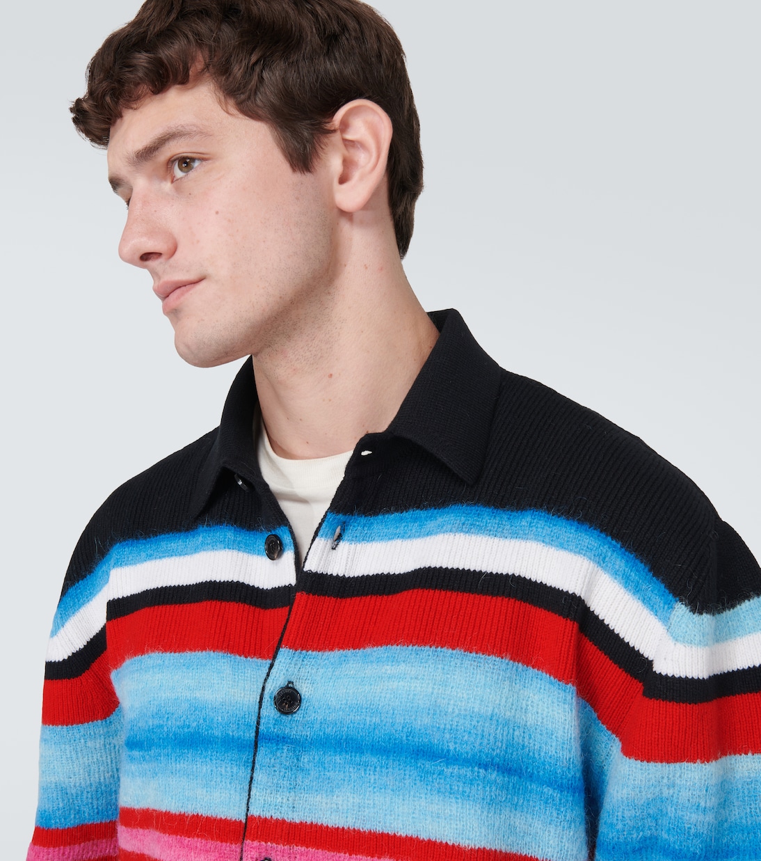 Striped wool-blend cardigan | Missoni