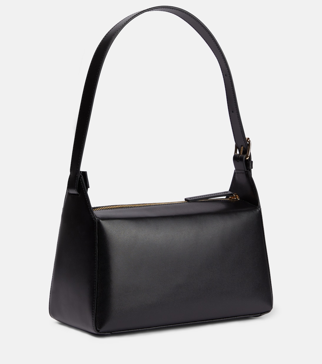 Virginie Small leather shoulder bag in black - A P C | Mytheresa