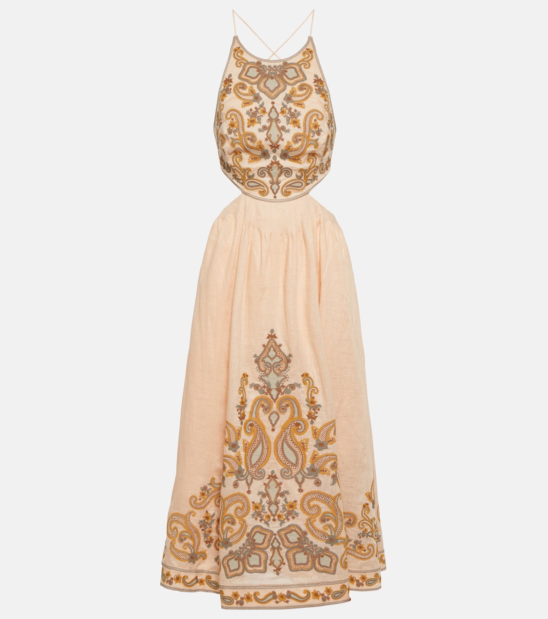 Abito midi Devi in lino | Zimmermann