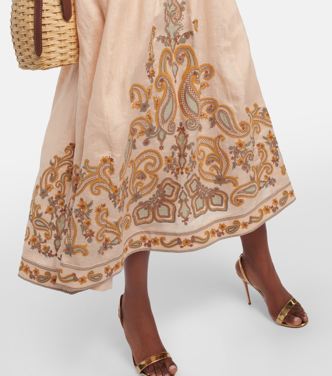 Abito midi Devi in lino | Zimmermann