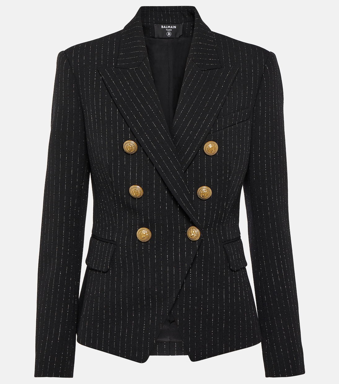 Chalkstripe wool blazer | Balmain