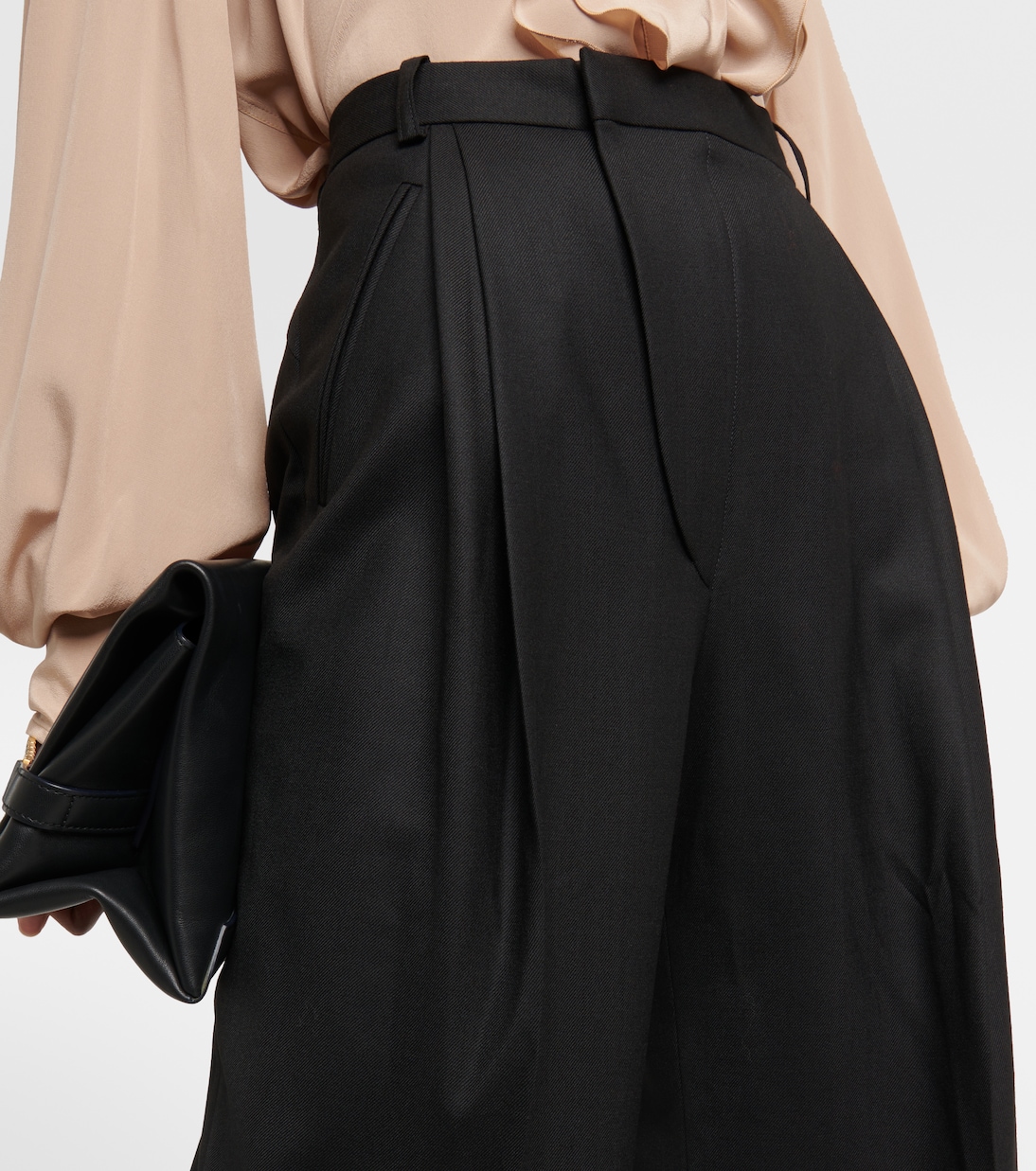 Pantalon ample à taille haute | Victoria Beckham