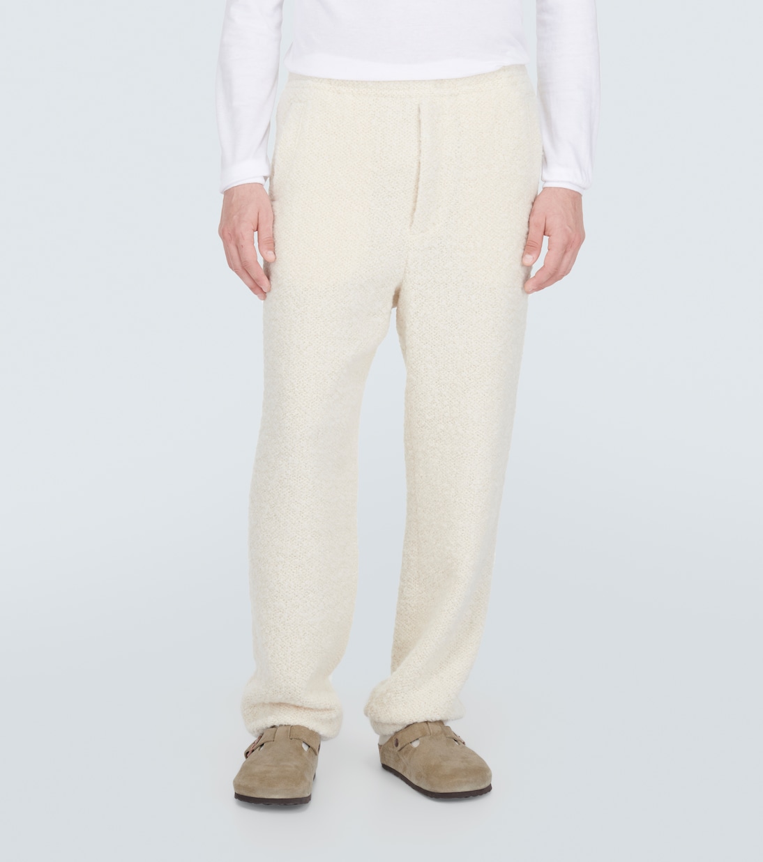 Pantaloni regular in misto lana e alpaca | Auralee
