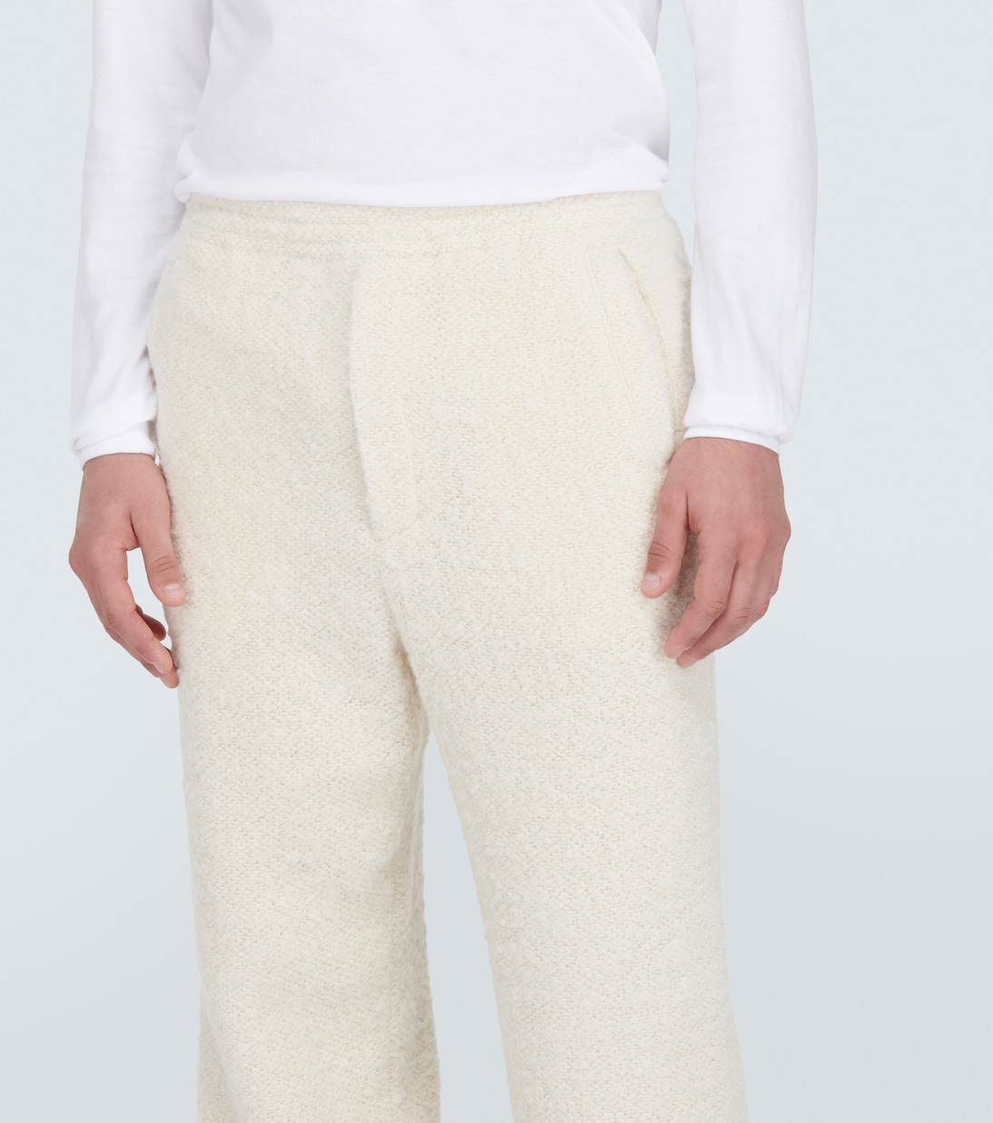 Pantaloni regular in misto lana e alpaca | Auralee
