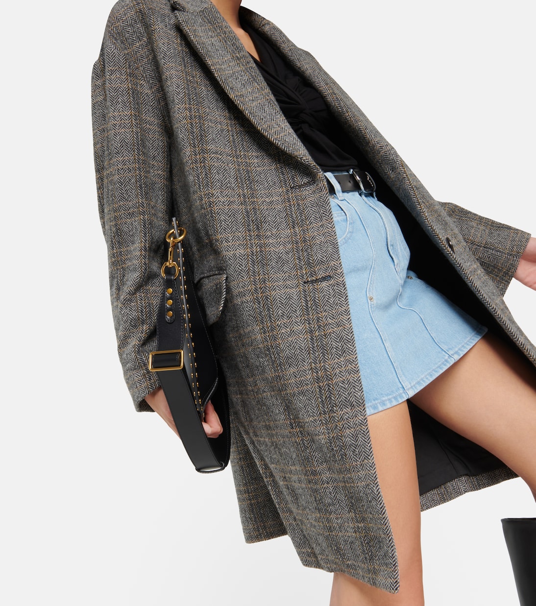 Limiza herringbone oversized wool coat | Marant Etoile