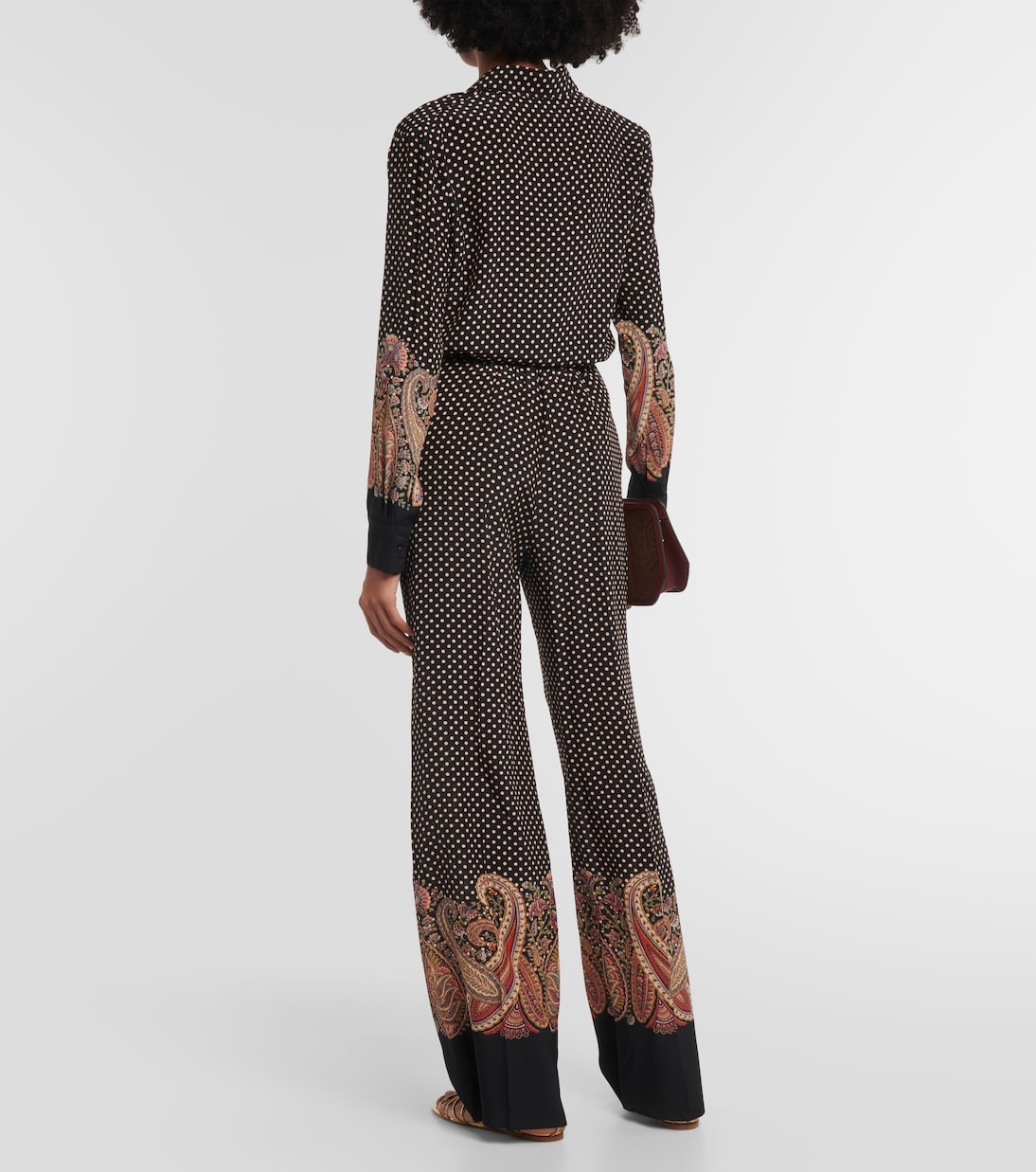 Weite Hose aus Seide | Etro