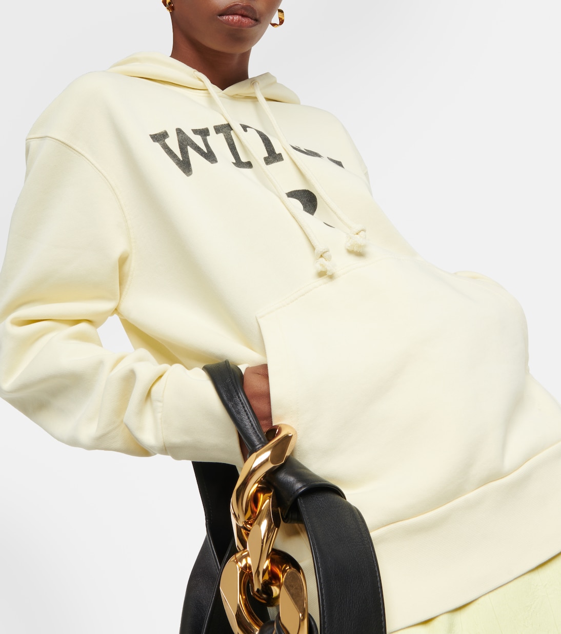 x Michael Clark - Felpa in jersey di cotone con cappuccio | JW Anderson