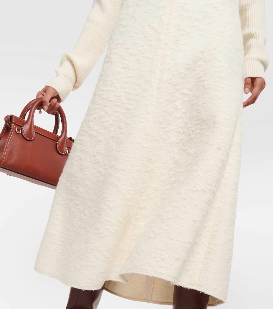 Gonna midi in misto lana | Chloé