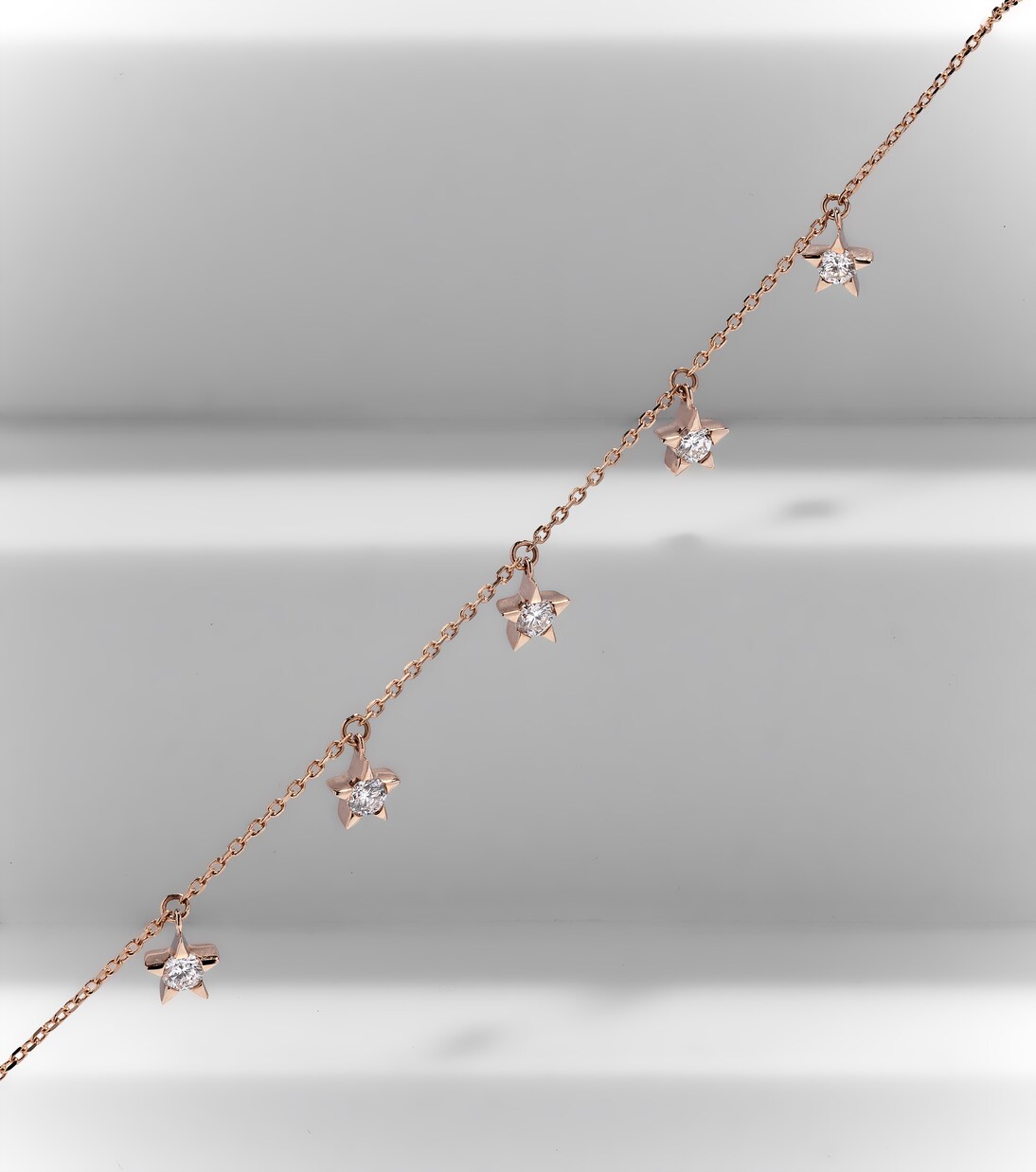 Collier Star en or 14 ct et diamants | Roxanne First
